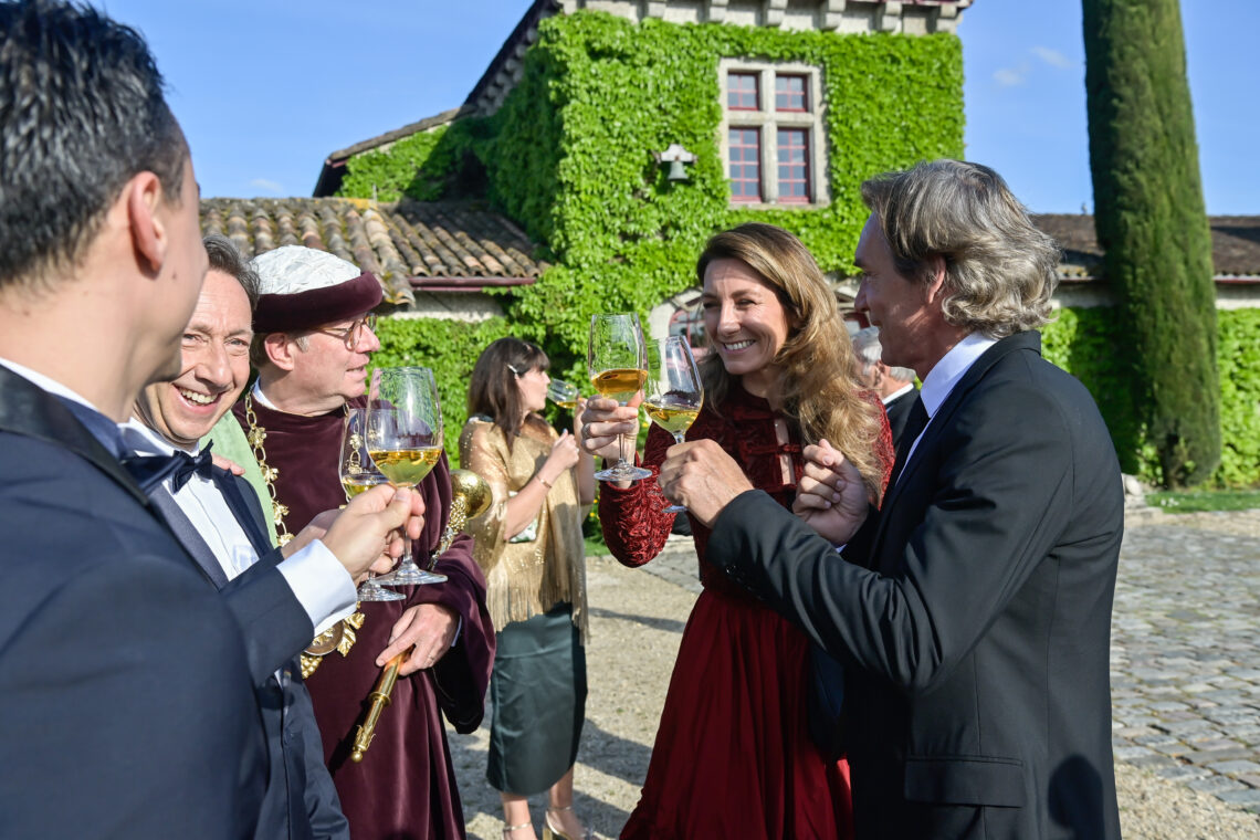 Anne-Claire Coudray et Stéphane Bern Fête du Bontemps